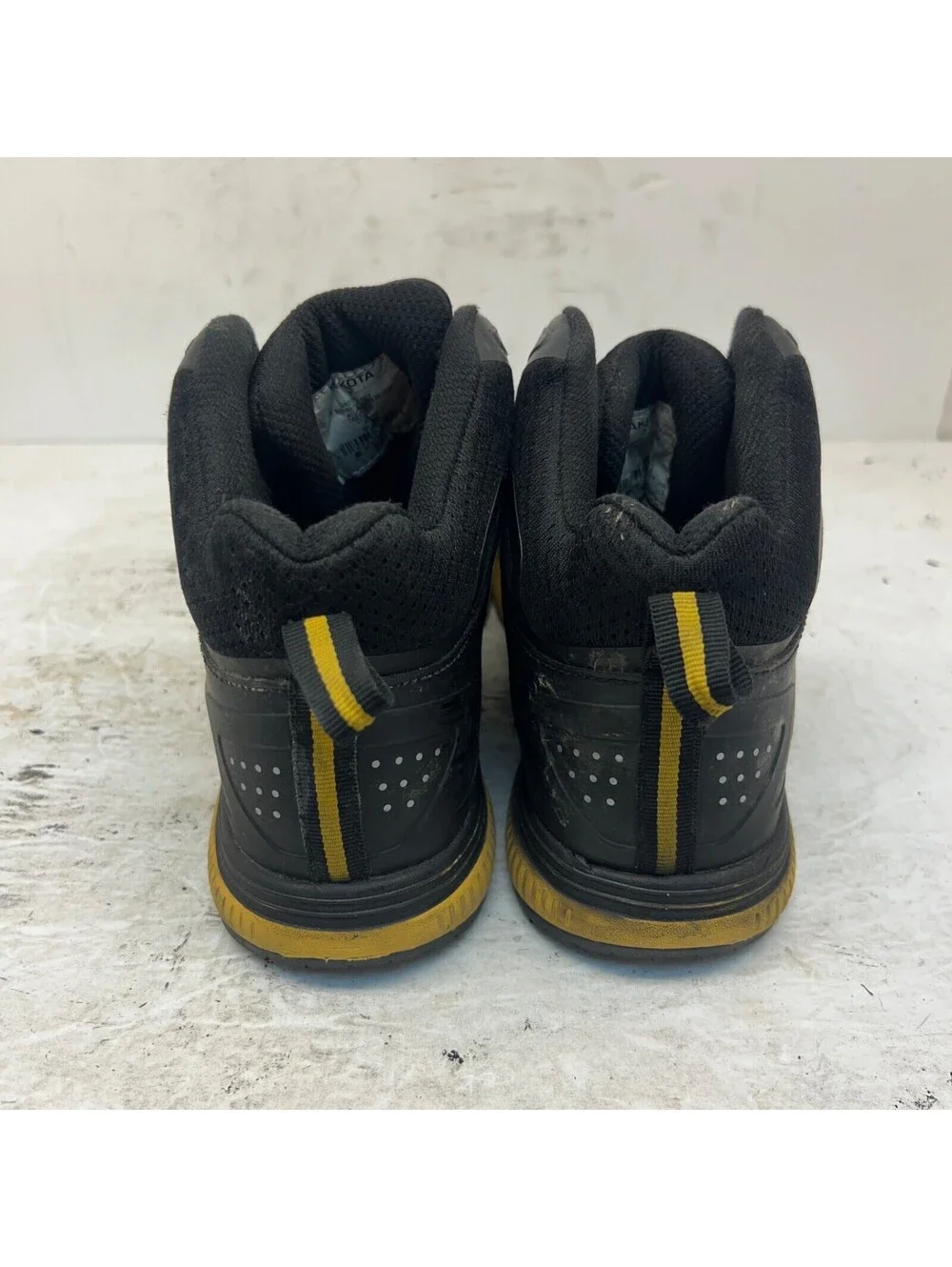 Dakota Men's Mid-Cut CTCP Athletic Safety Shoes 3822 Black/Yellow Size 7M